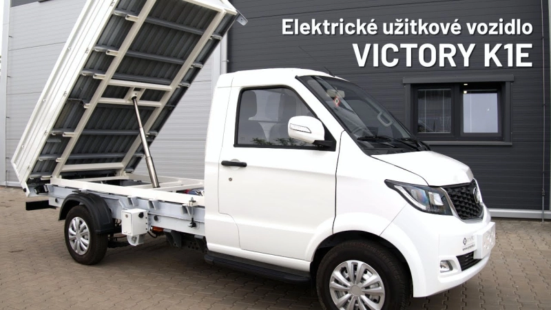 Victory K1E - elektrické užitkové vozidlo (valník, sklápěč)